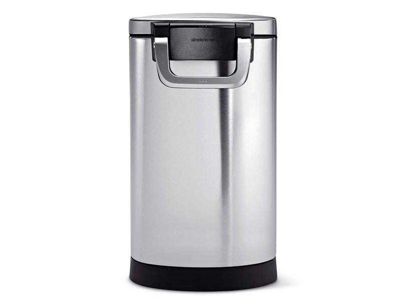 Simplehuman 25L mittelgroßer Tierfutterbehälter, gebürstet