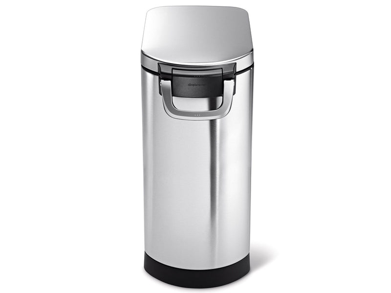 Simplehuman 35L extra großer Tierfutterbehälter, gebürstet