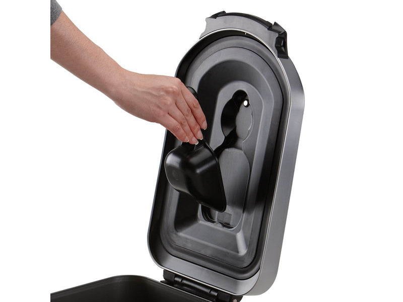 Simplehuman 35L extra großer Tierfutterbehälter, gebürstet