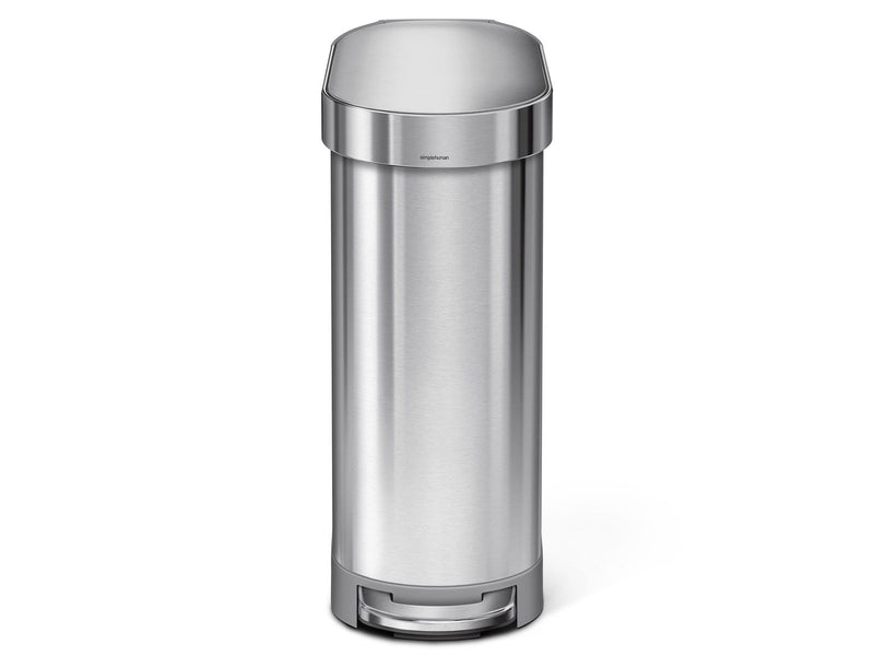 Simplehuman 45L schlanker Pedalbehälter, gebürsteter Edelstahl