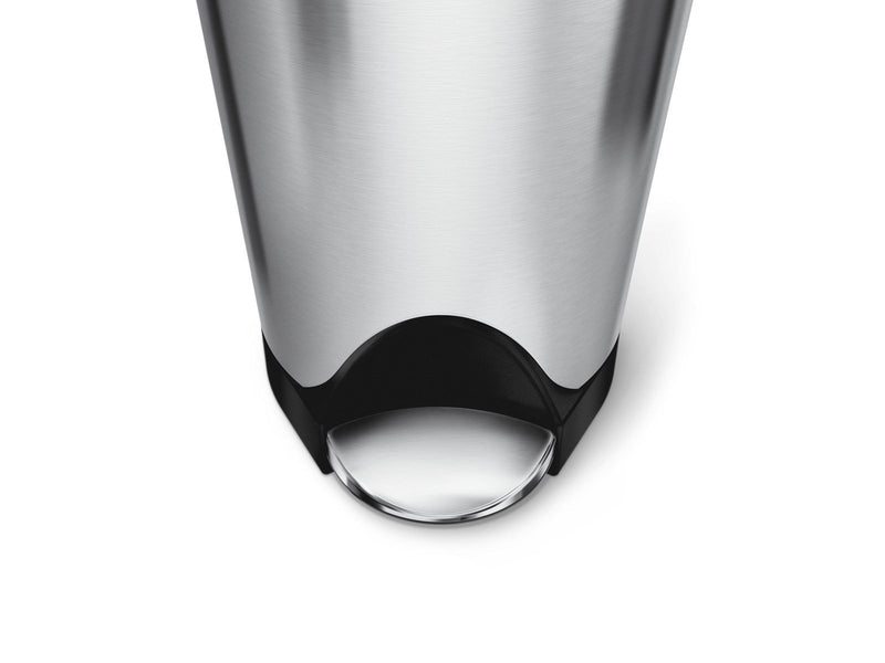 Simplehuman 18L Schmetterlings-Tretmülleimer, gebürsteter Edelstahl