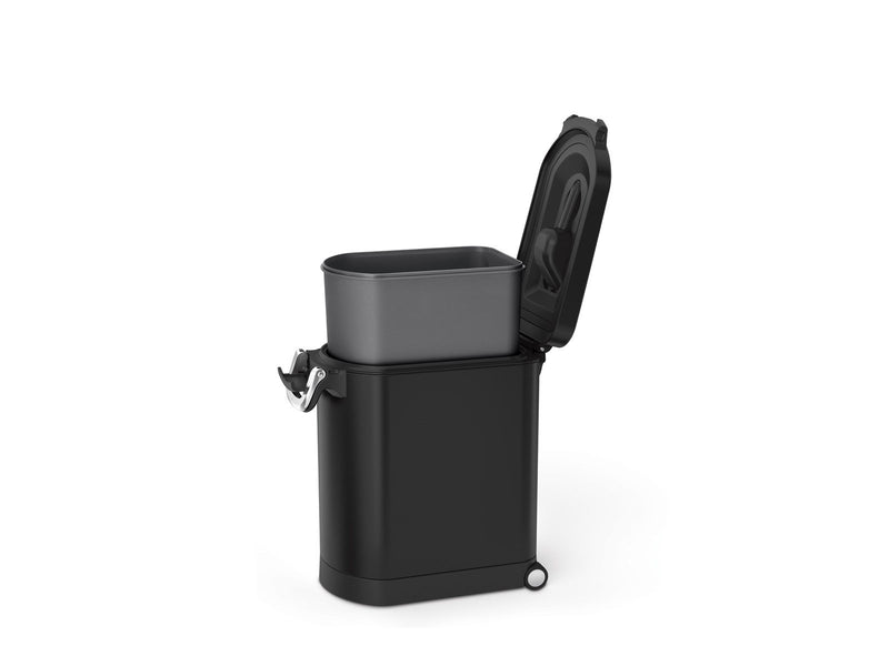 Simplehuman 25L mittlerer Futterbehälter für Haustiere, schwarz