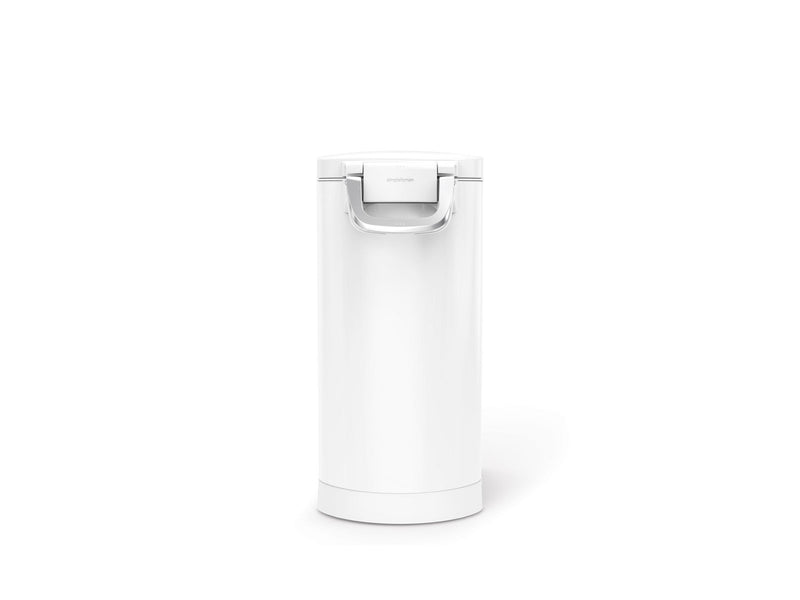 Simplehuman 30L mittlerer Futterbehälter für Haustiere, weiß
