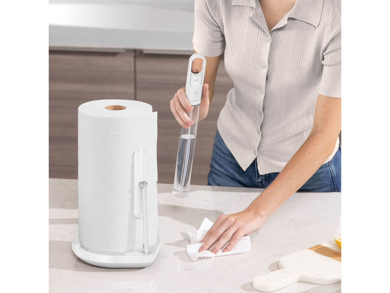 Simplehuman Küchenpapiertuch mit Reinigungspumpe, weiß