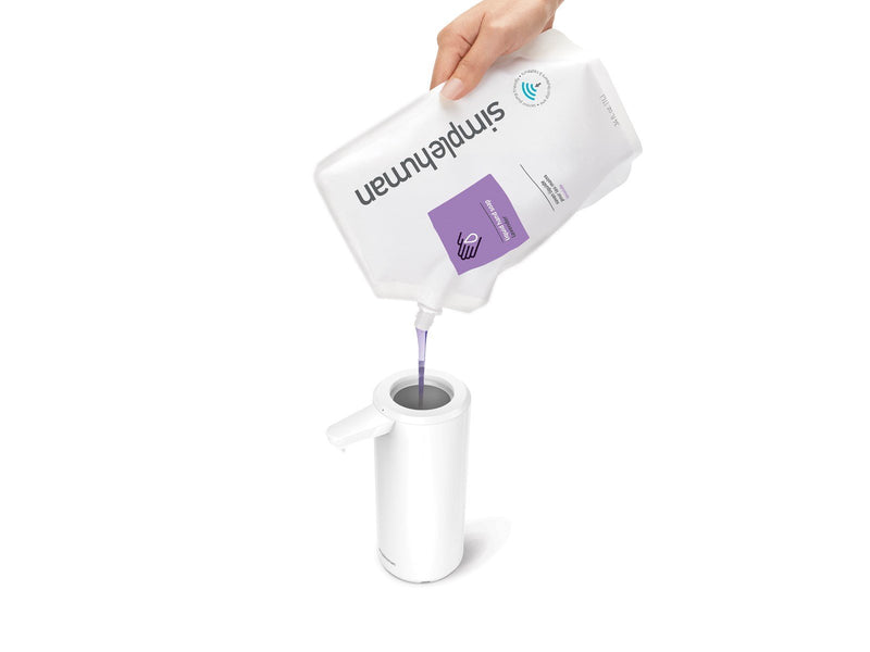 Simplehuman 266 ml wiederaufladbare Sensorpumpe, weiß