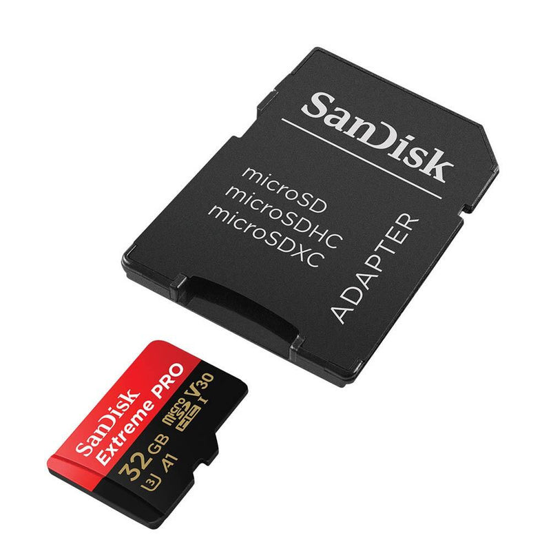 SanDisk Extreme® PRO microSDHC Speicherkarte 32GB mit SD-Adapter