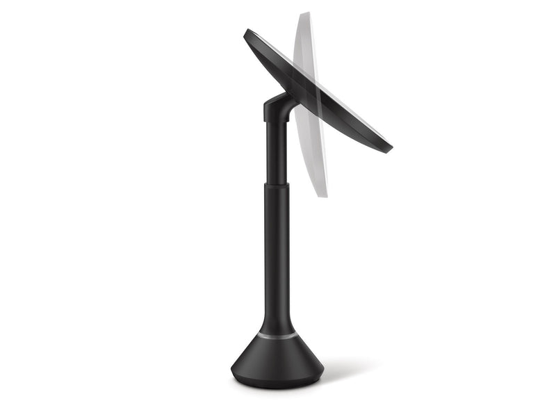 Simplehuman Sensor-Spiegel mit Touch-Control-Helligkeit und doppelter Lichtfunktion, schwarz