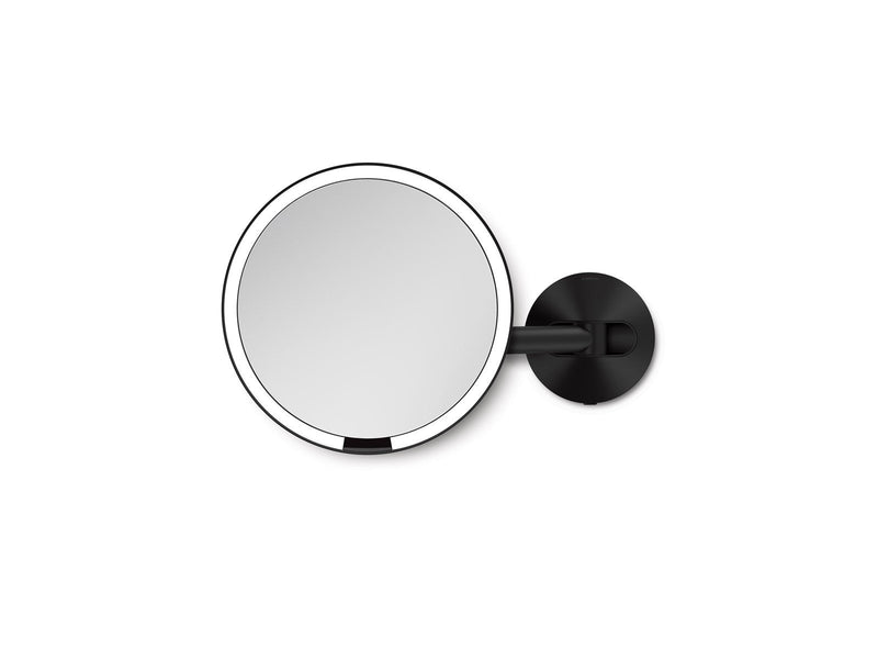 Simplehuman festverdrahteter Wandmontage-Sensor-Spiegel, Schwarz
