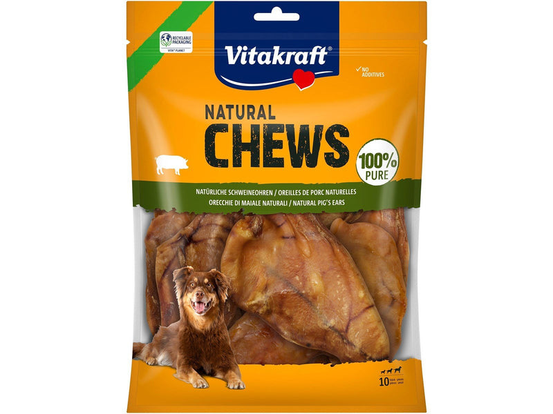 Vitakraft - CHEWS pig ears for dogs 10 pcs - (58289)