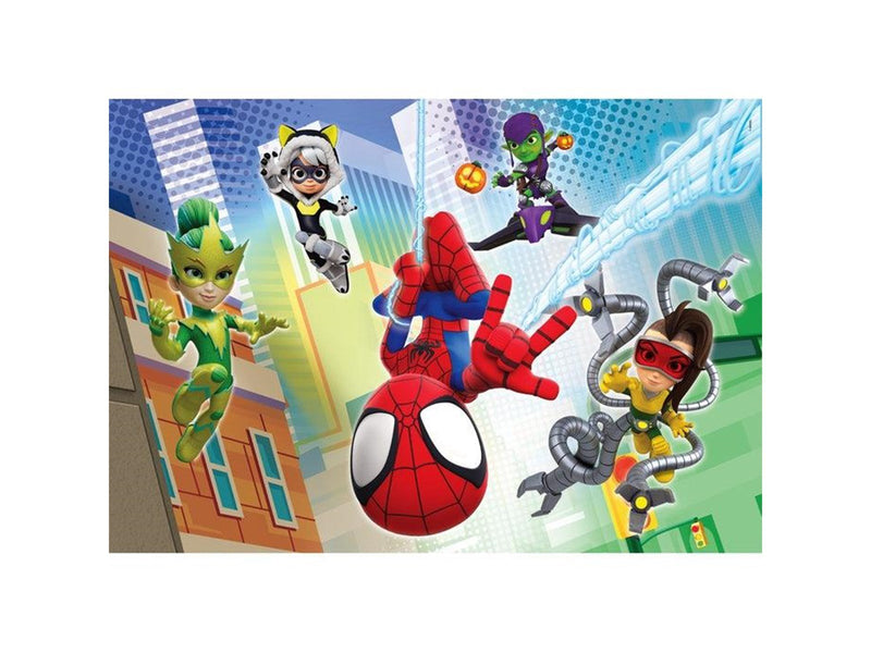 Clementoni Jigsaw Puzzle Super Color Spidey and His Amazing Friends 2x60pcs. Boden