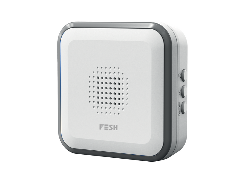 Foss Europe FESH Smart Home Video doorbell with sounder, Black/white