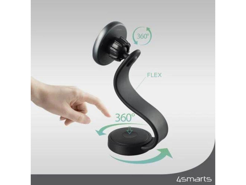 4smarts Qi2 Car Charging Set - Grey