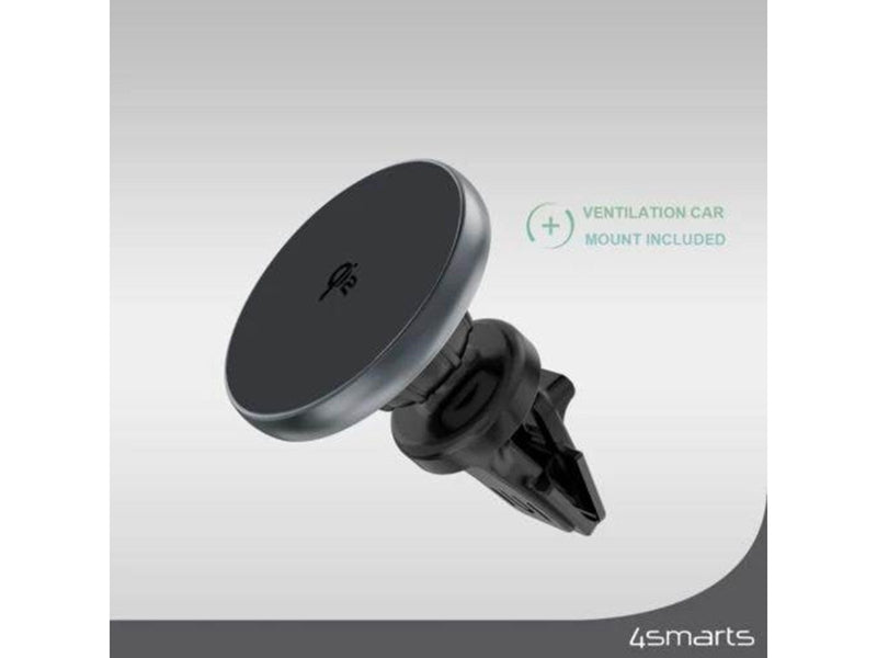 4smarts Qi2 Car Charging Set - Grey