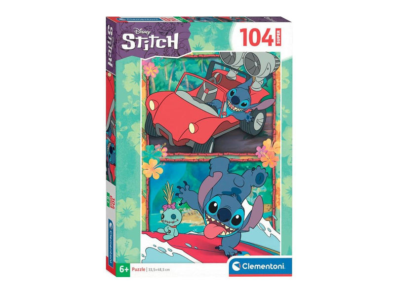 Clementoni Jigsaw Puzzle Super Color Disney Stitch 104pcs. Boden