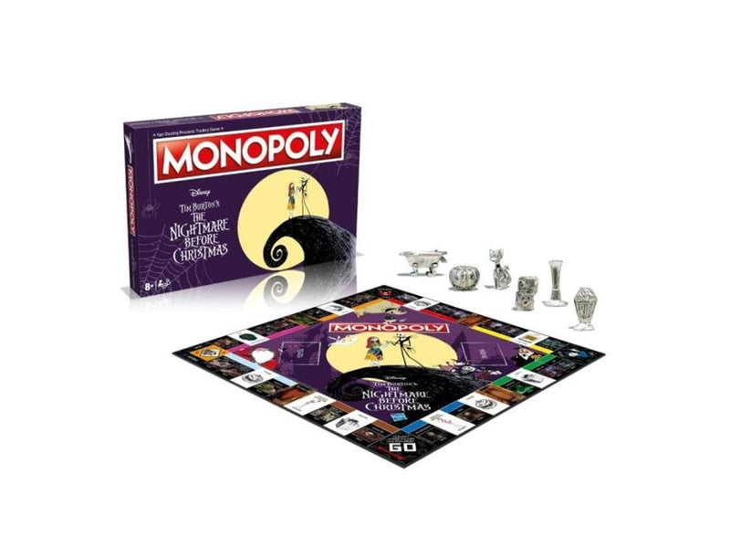 Winning Moves Monopoly The Nightmare Before Christmas Edition Board Game 2024 (English)