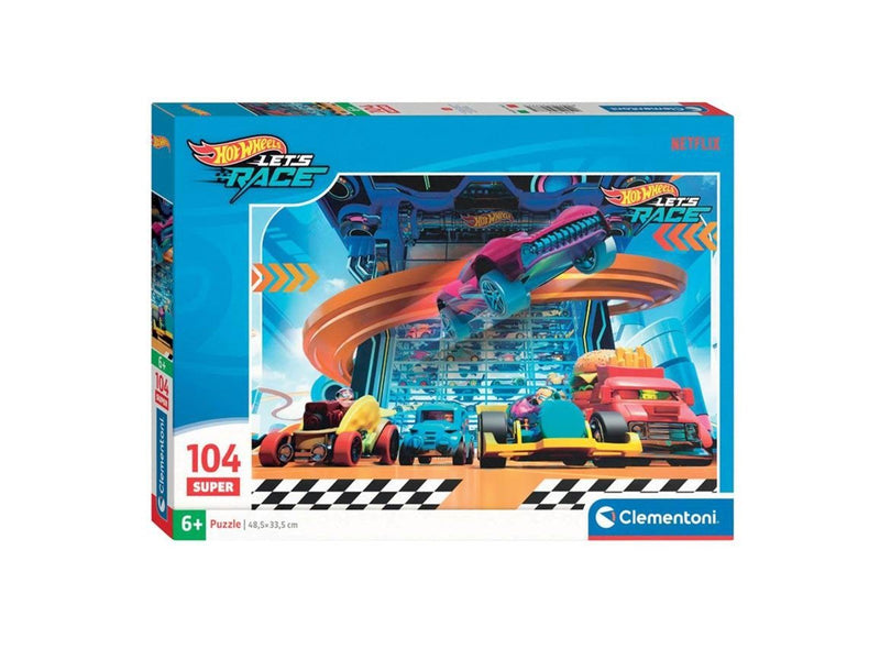 Clementoni Jigsaw Puzzle Super Color Hot Wheels II 104pcs. Boden
