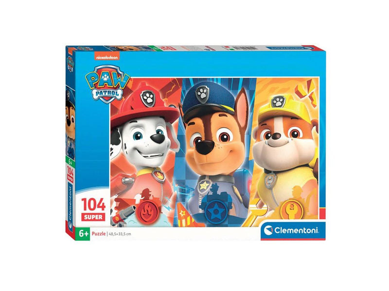 Clementoni Jigsaw Puzzle Super Color PAW Patrol Close Up 104 pcs. Boden