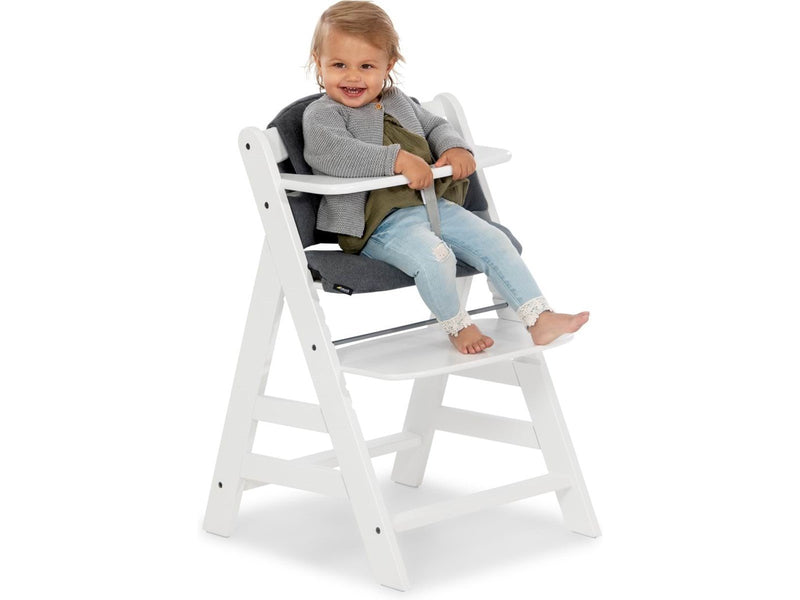 Hauck Select high chair cushion Jersey Charcoal