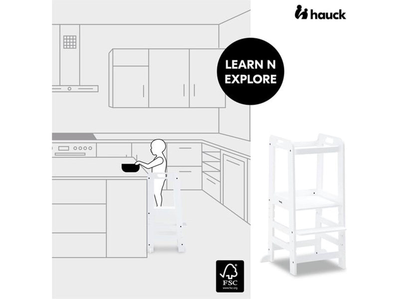 Hauck Learn N Explore standing stool white