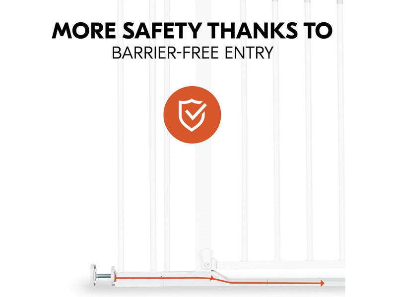 Hauck Clear Step Autoclose 2 security gate 75 - 80 cm white + 9 cm extension piece