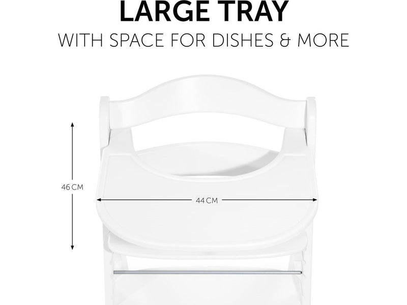 Hauck Alpha Click Tray high chair tray White