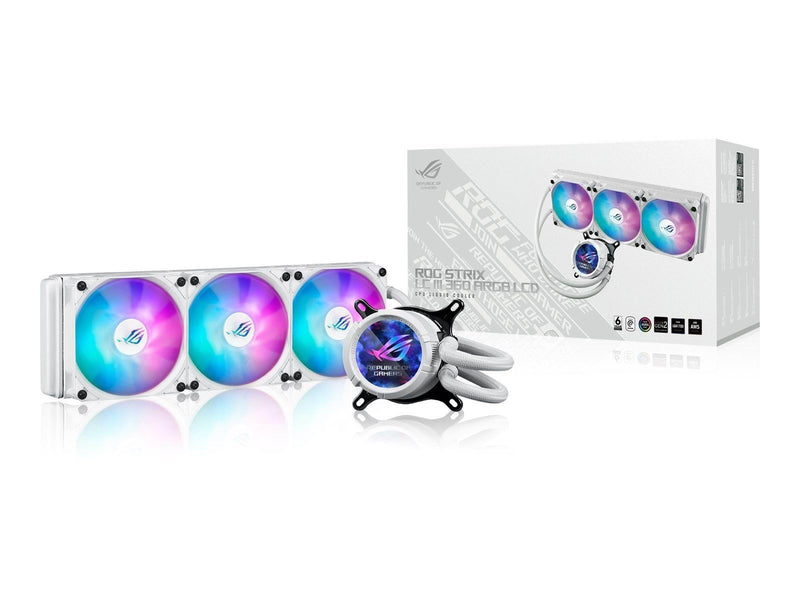 ASUS ROG STRIX LC III 360 ARGB LCD - White - CPU-Wasserkühlung - Max 36 dBA