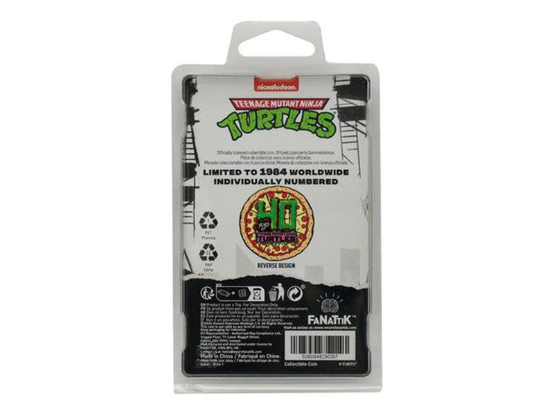 FaNaTtik - Teenage Mutant Ninja Turtles Limited Edition 40th Anniversary Collectible Coin