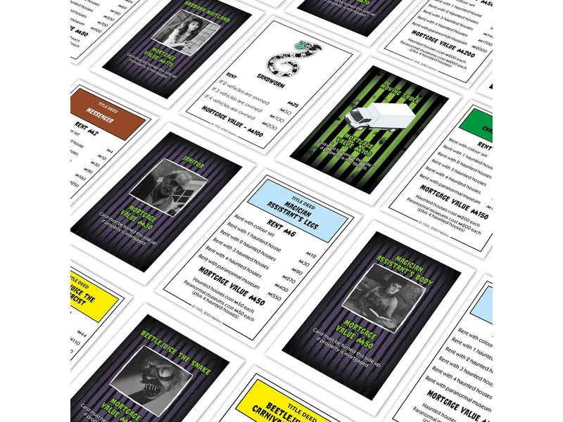 Winning Moves Beetlejuice Monopoly Board Game