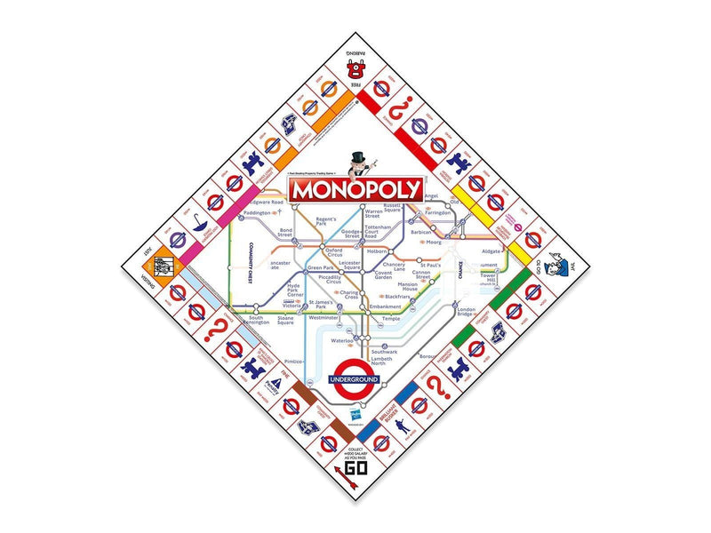 Winning Moves London Underground Monopoly Board Game