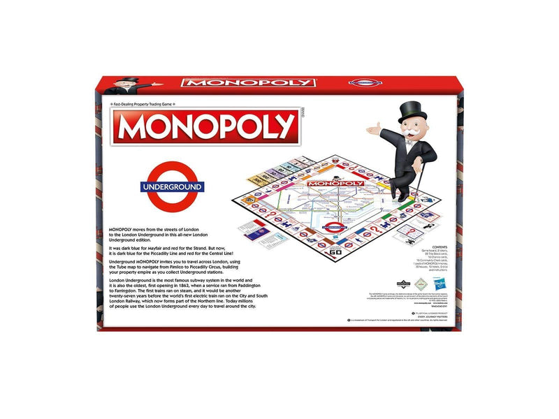 Winning Moves London Underground Monopoly Board Game