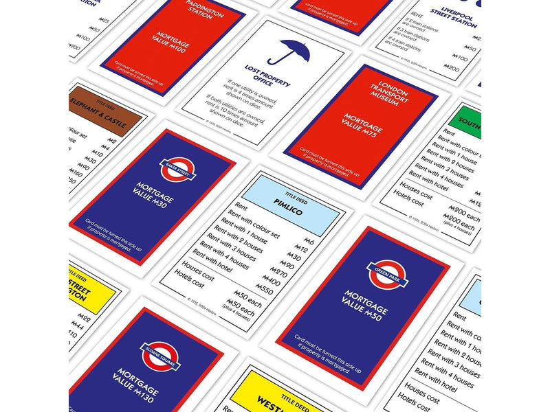 Winning Moves London Underground Monopoly Board Game
