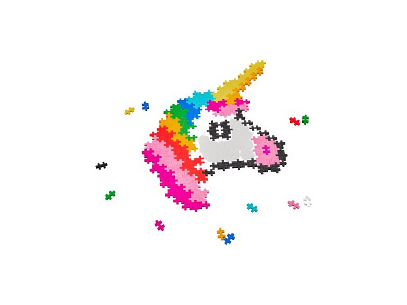 Plus-Plus Puzzle By Number Unicorn 250 pcs