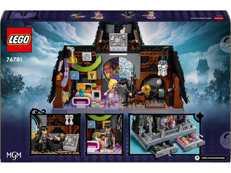 LEGO 76781 Wednesdays und Enids Zimmer im Studentenwohnheim