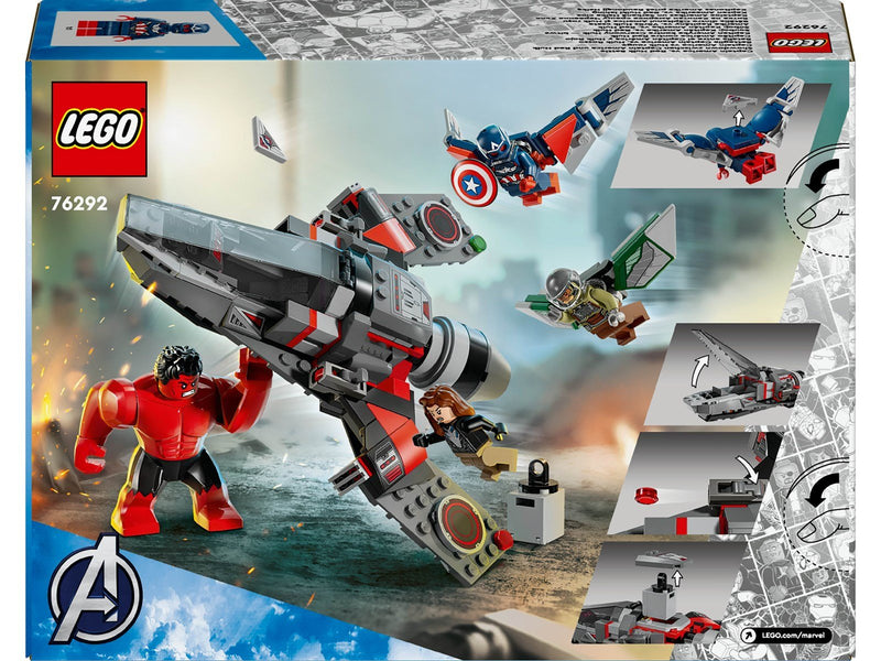 LEGO Super Heroes Marvel 76292 Captain America vs. Red Hulk Battle