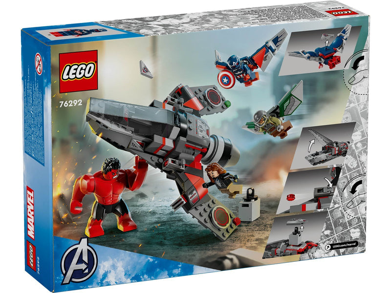 LEGO Super Heroes Marvel 76292 Captain America vs. Red Hulk Battle
