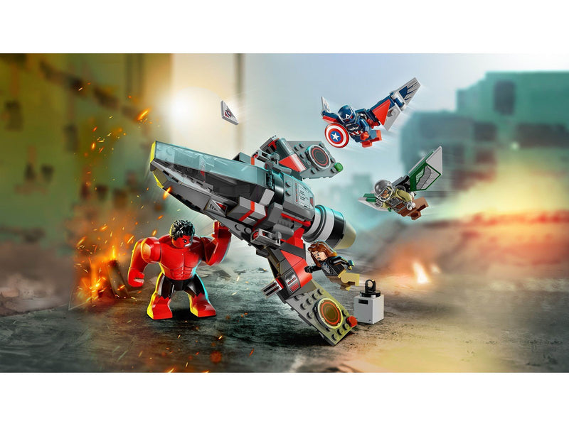 LEGO Super Heroes Marvel 76292 Captain America vs. Red Hulk Battle