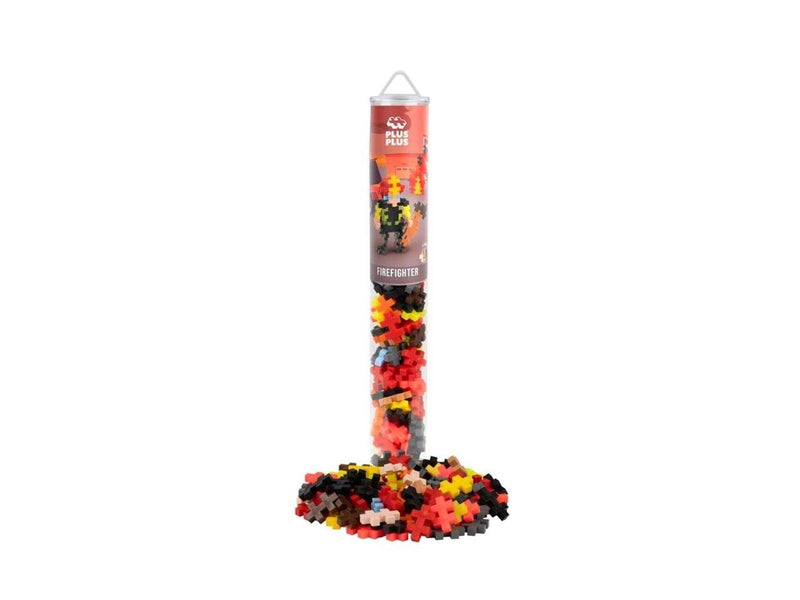Plus-Plus Firefighter Tube 100 pcs