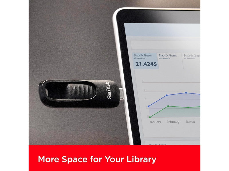 SanDisk Ultra Slider USB Type-C - 32GB - USB-Stick