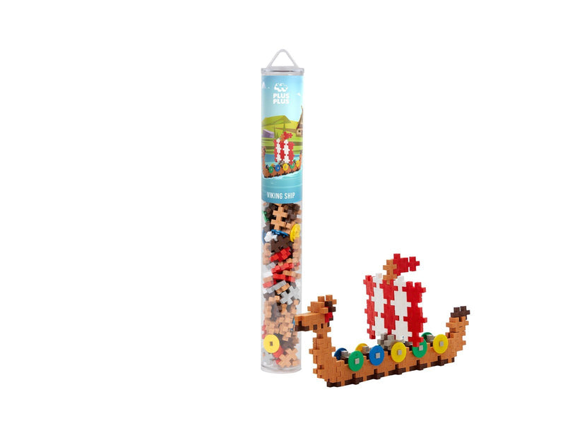 Plus-Plus Viking Ship Tube 100 pcs