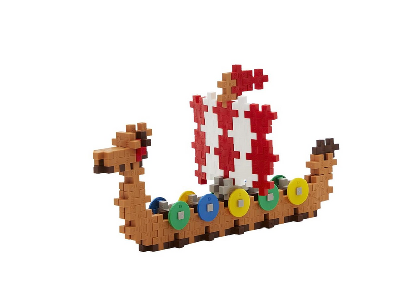 Plus-Plus Viking Ship Tube 100 pcs