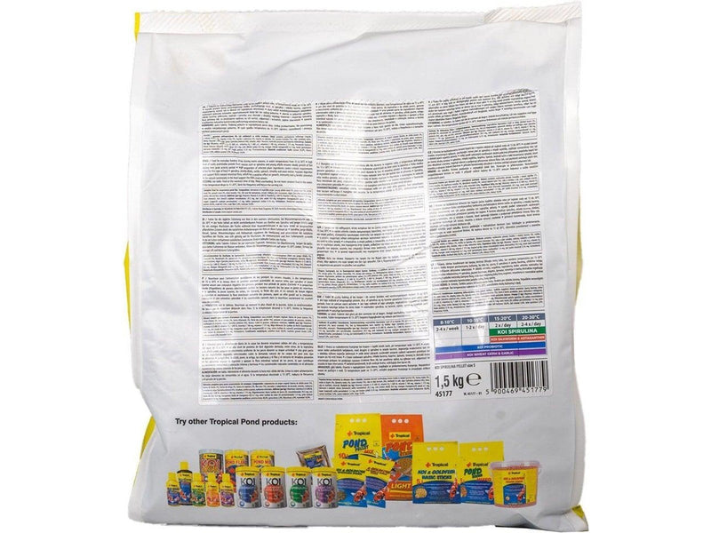 Tetra TROPICAL - New Koi Spirulina Pellet Size S 5L/1.5Kg - (157.2502)