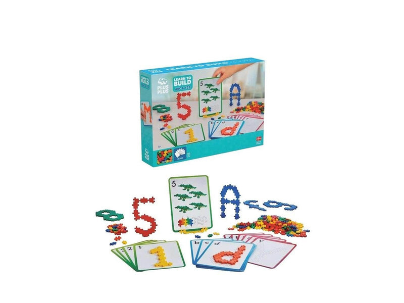 Plus-Plus Learn To Build ABC & 123 600 pcs