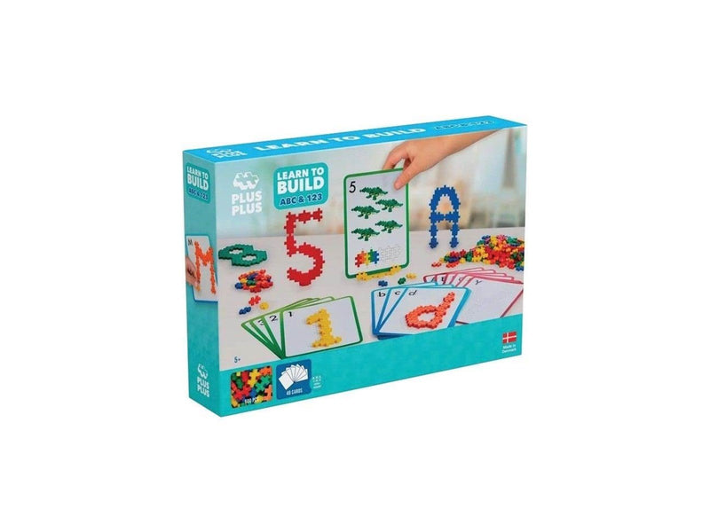 Plus-Plus Learn To Build ABC & 123 600 pcs