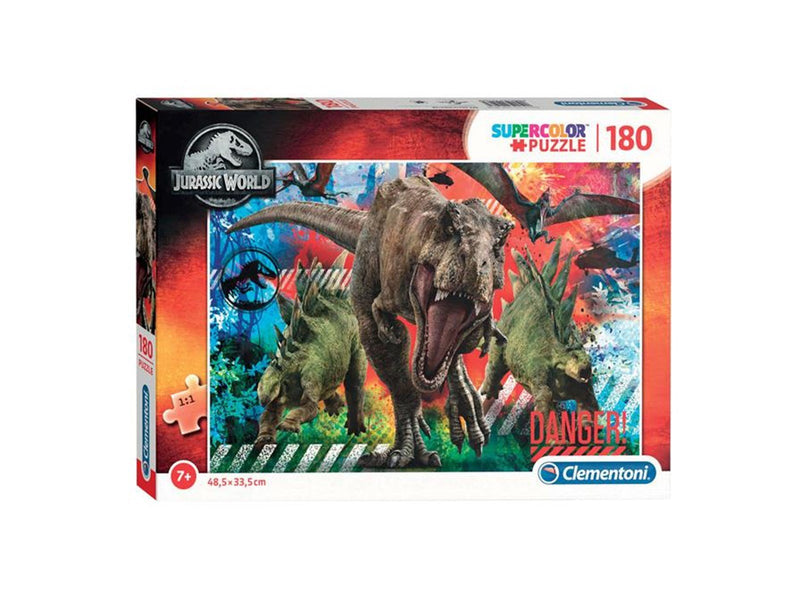 Clementoni Jigsaw Puzzle Super Color Jurassic World 180pcs. Boden