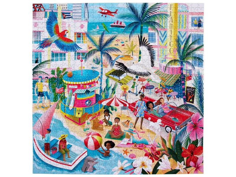 eeBoo Puzzle 1000 pcs - Miami