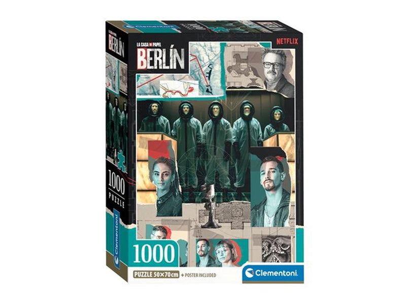 Clementoni Jigsaw Puzzle La Casa de Papel 1000pcs. Boden