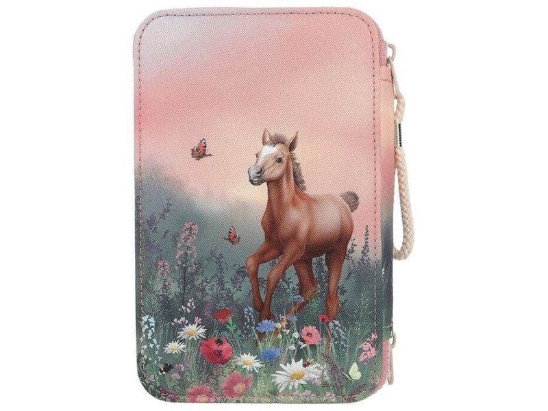 Depesche Miss Melody Triple Pencil Case FLOWERS