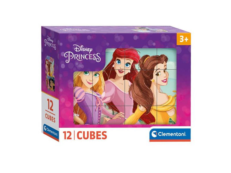 Clementoni Block Puzzle Disney Princess 12pcs. Block