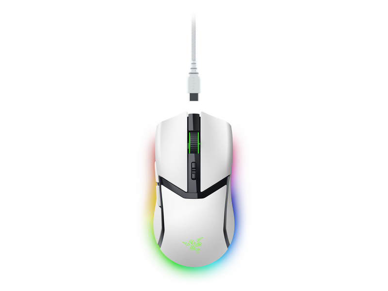 Razer Cobra Pro - Gaming Maus (Weiß mit RGB Licht)