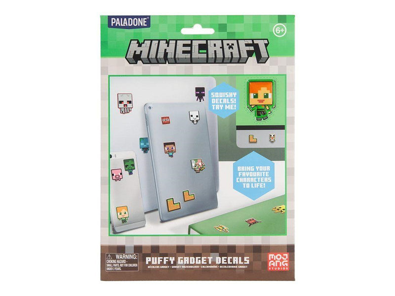 Paladone - Minecraft Puffy Gadget Decals - Aufkleber
